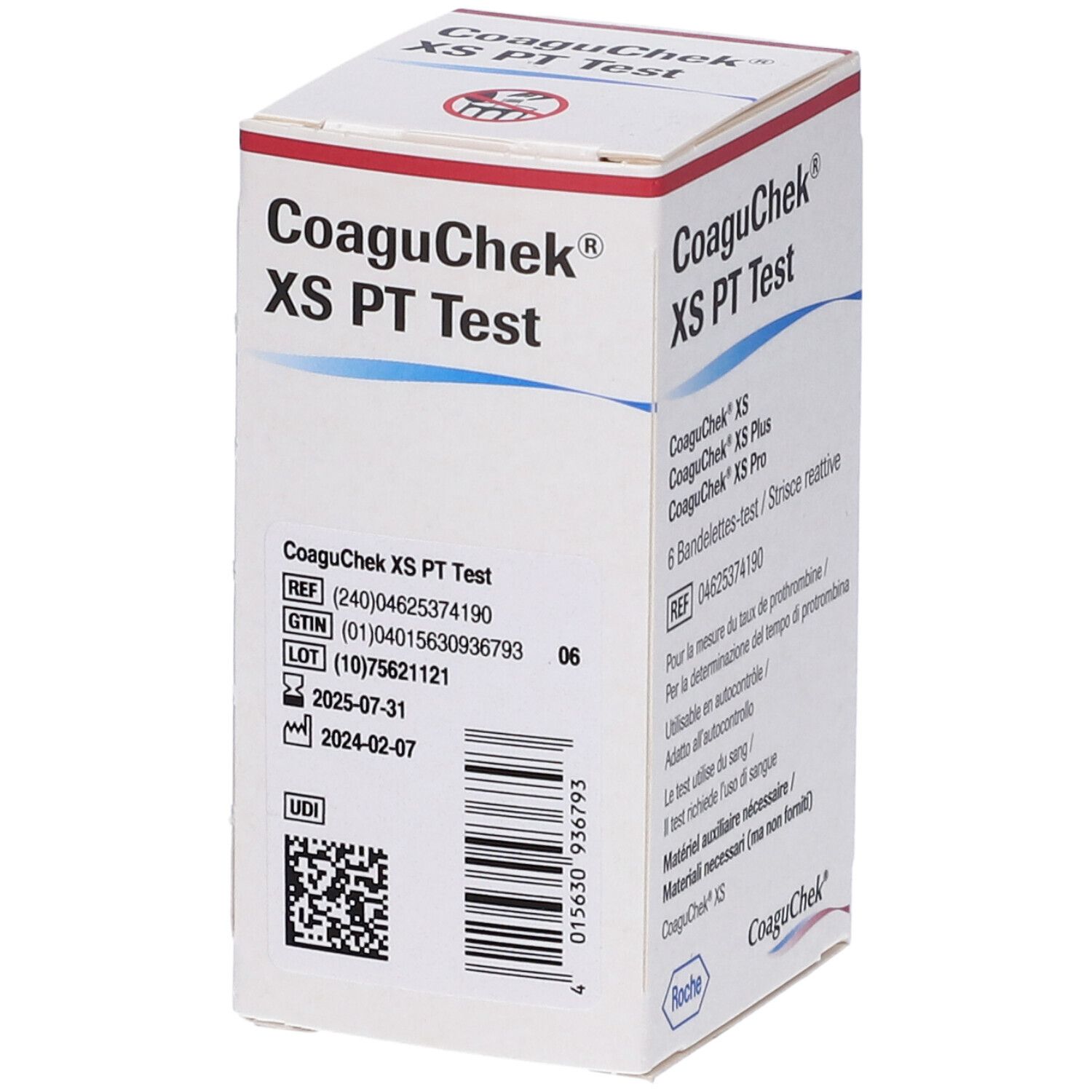 Strisce Reattive per CoaguChek XS PT Test 6 Pezzi pz reattive