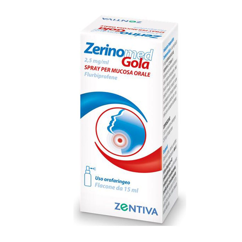 ZERINOMED GOLA 2,5 mg/ml spray per mucosa orale 15 ml Spray