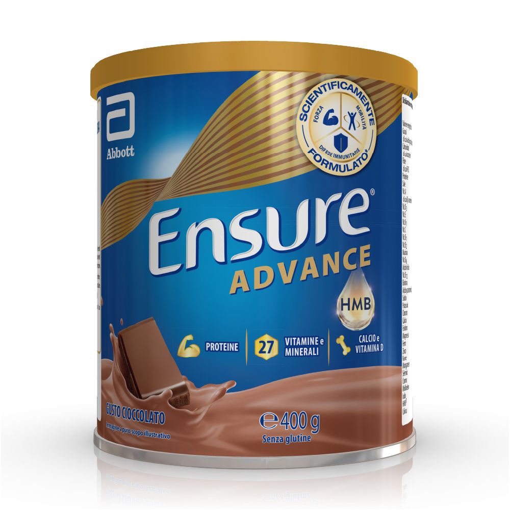 Ensure Advance Formula Nutrivigor in polvere Cioccolato 400 g Polvere