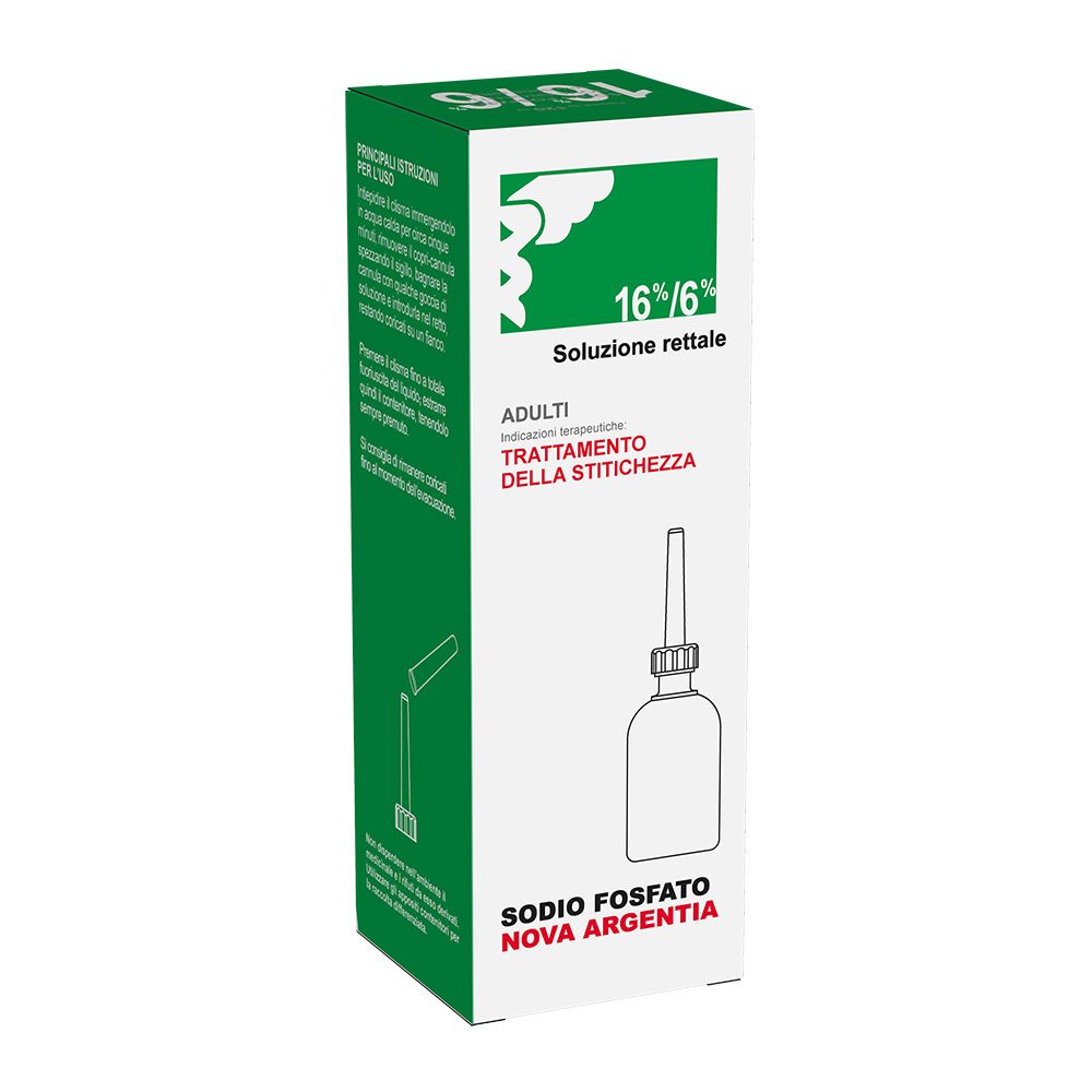 Nova Argentia Sodio Fosfato 16%/6% Soluzione Rettale 120 ml