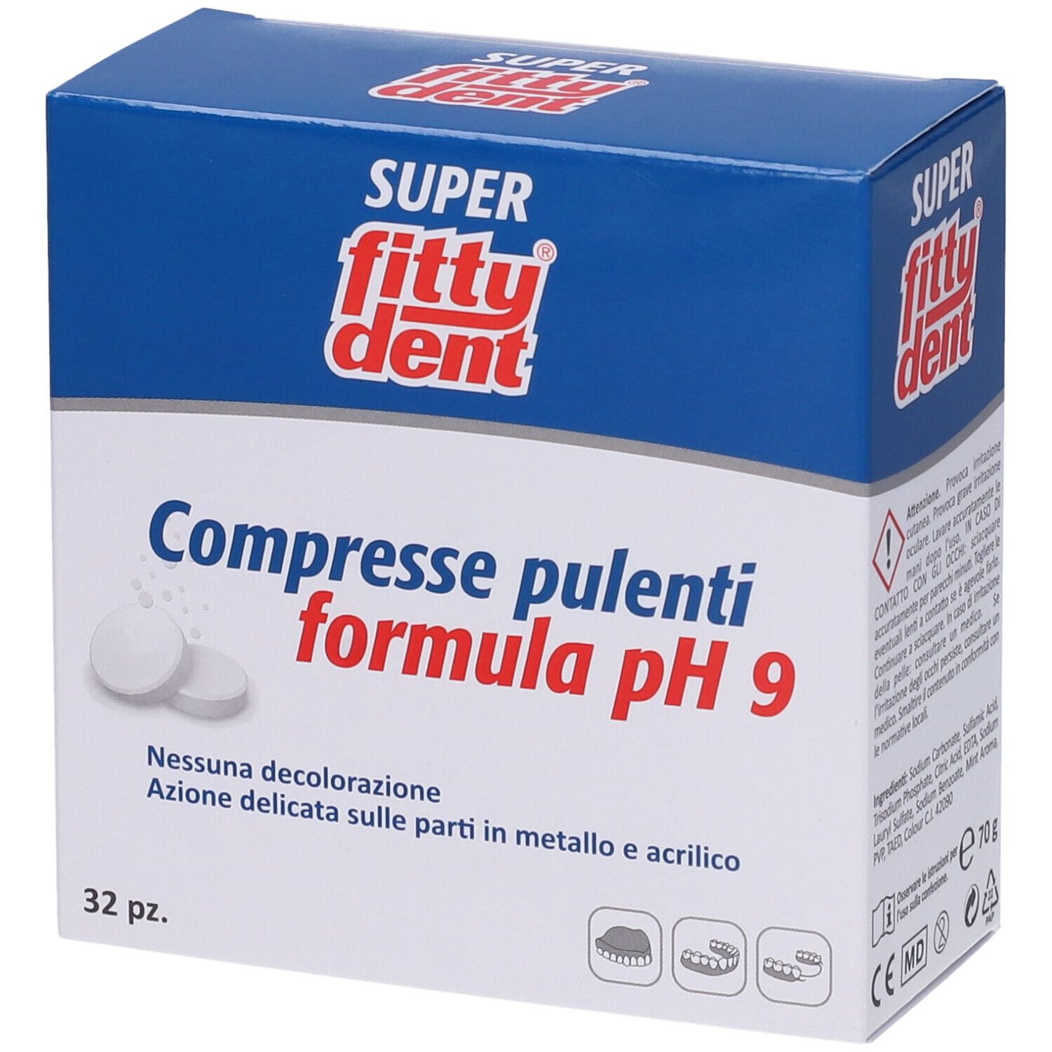 Fittydent Comprex Compresse 32 pz