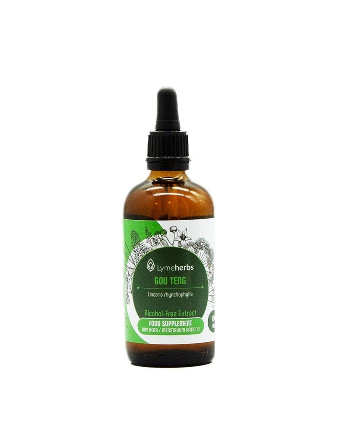 Lymeherbs Gou Teng (Uncaria rhynchophylla) Estratto senza alcool 1:1 1