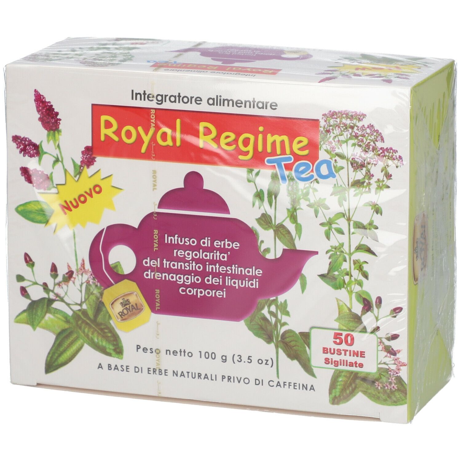 Royal Regime Tea 50 pz Bustine filtro