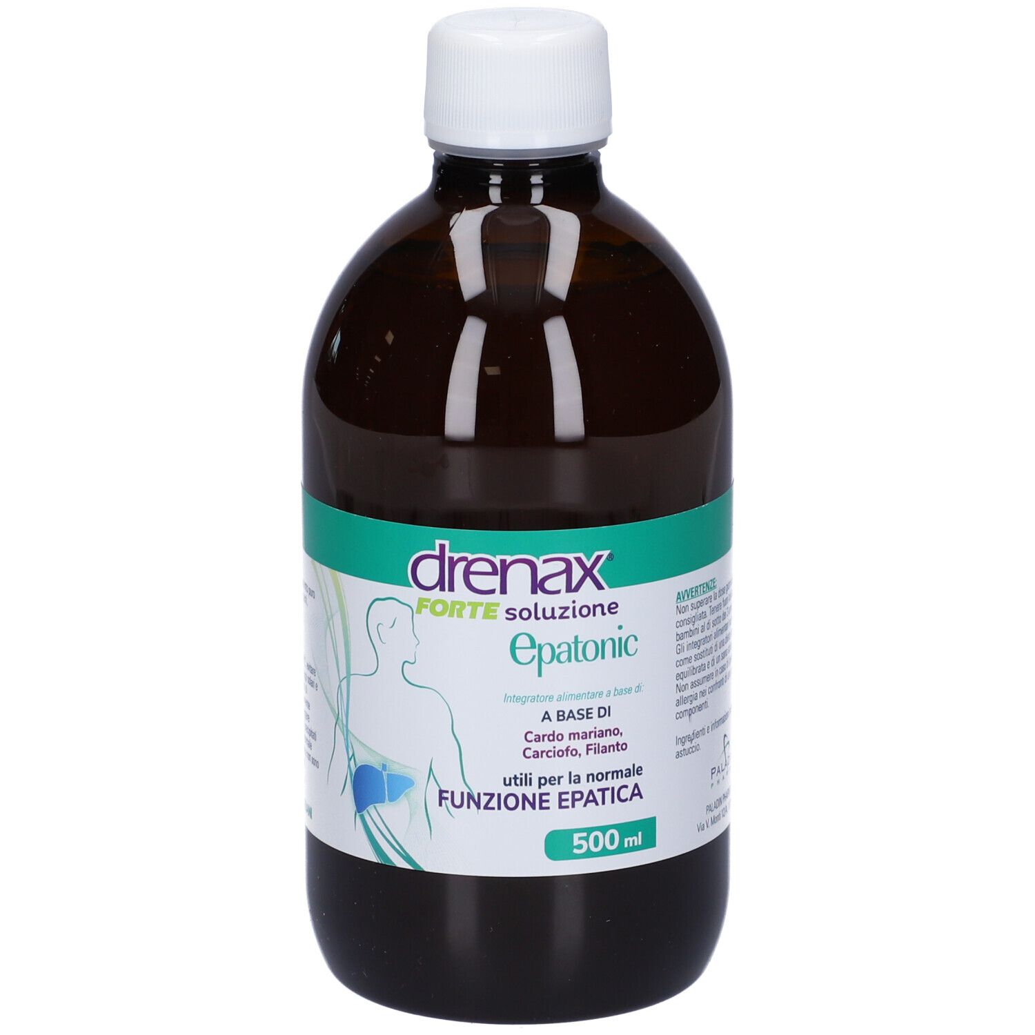 Paladin Pharma Drenax Forte Epatonic 500 ml Soluzione orale