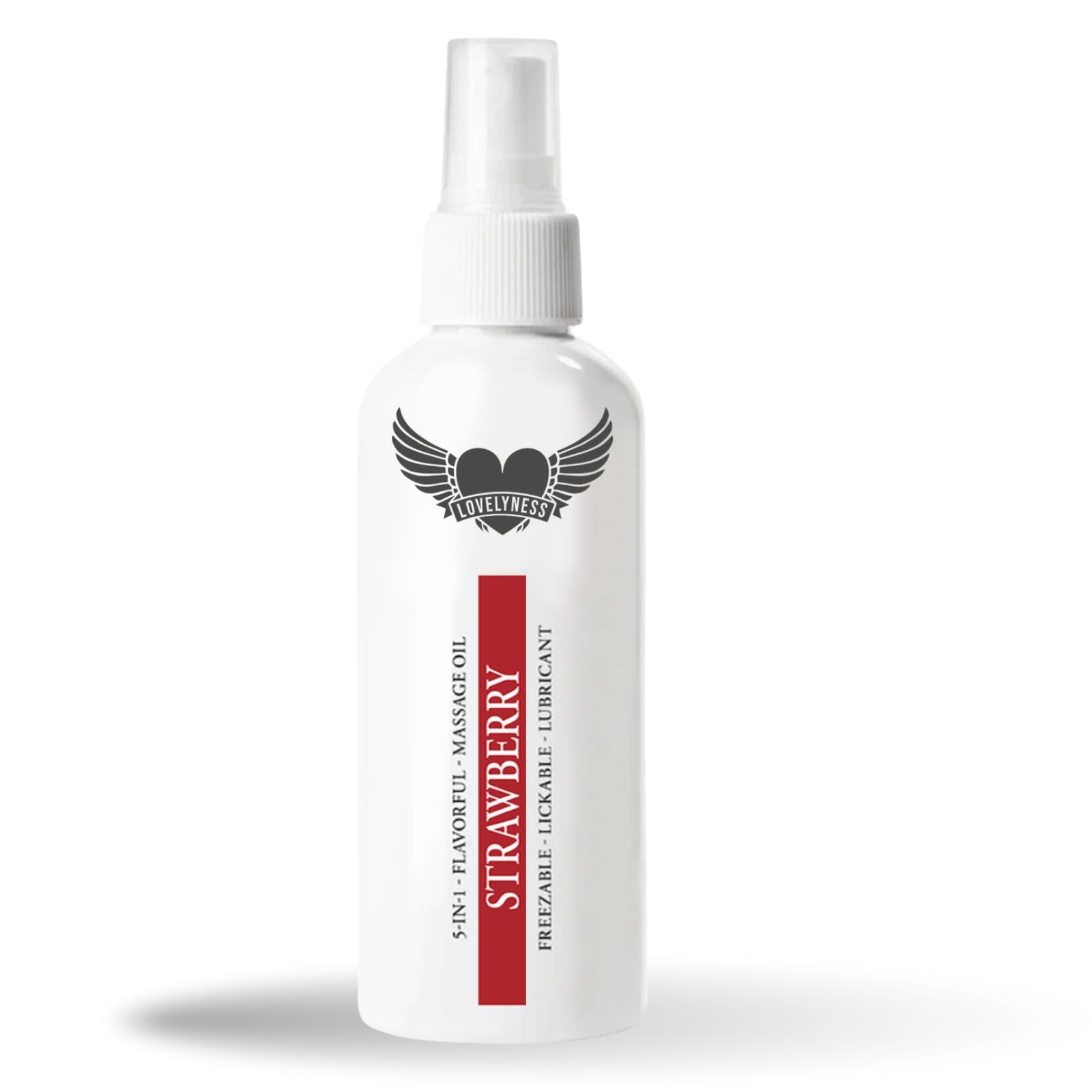 Lovelyness - Lubrificante e olio da massaggio 2 in 1 al gusto di frago