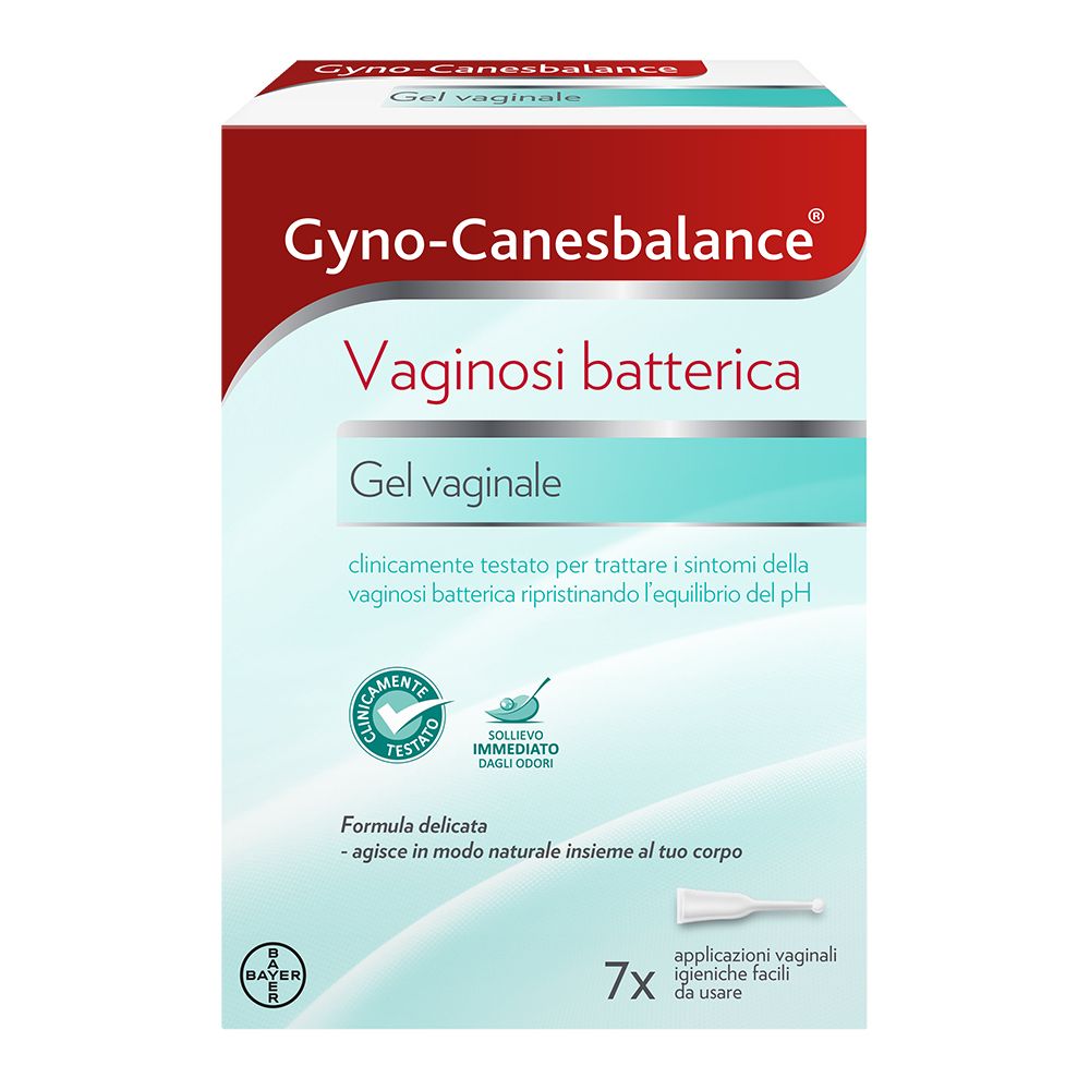 Gyno-Canesbalance Gel per Vaginosi Batterica 7 Applicatori Monouso 7x5