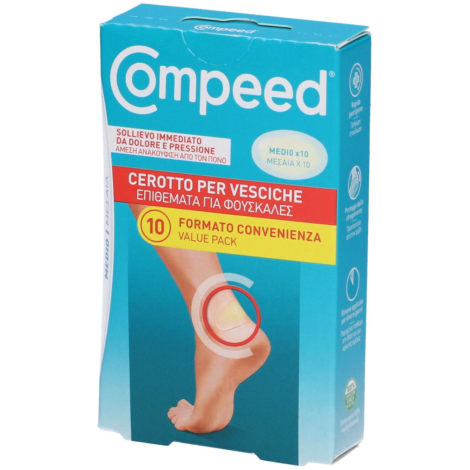 Compeed® Cerotto Per Vesciche 4,2 x 6,8 cm 10 pz