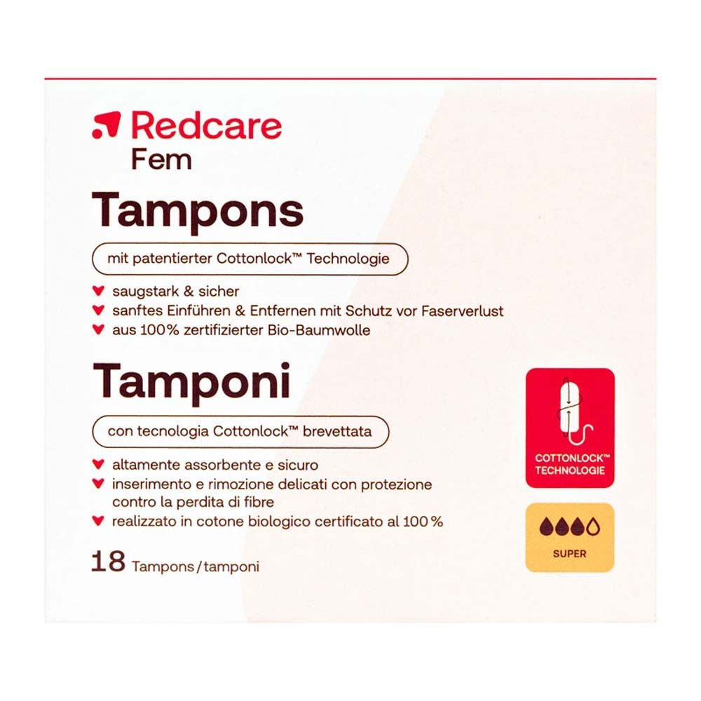 Redcare Tamponi Super 18 pz Tampone