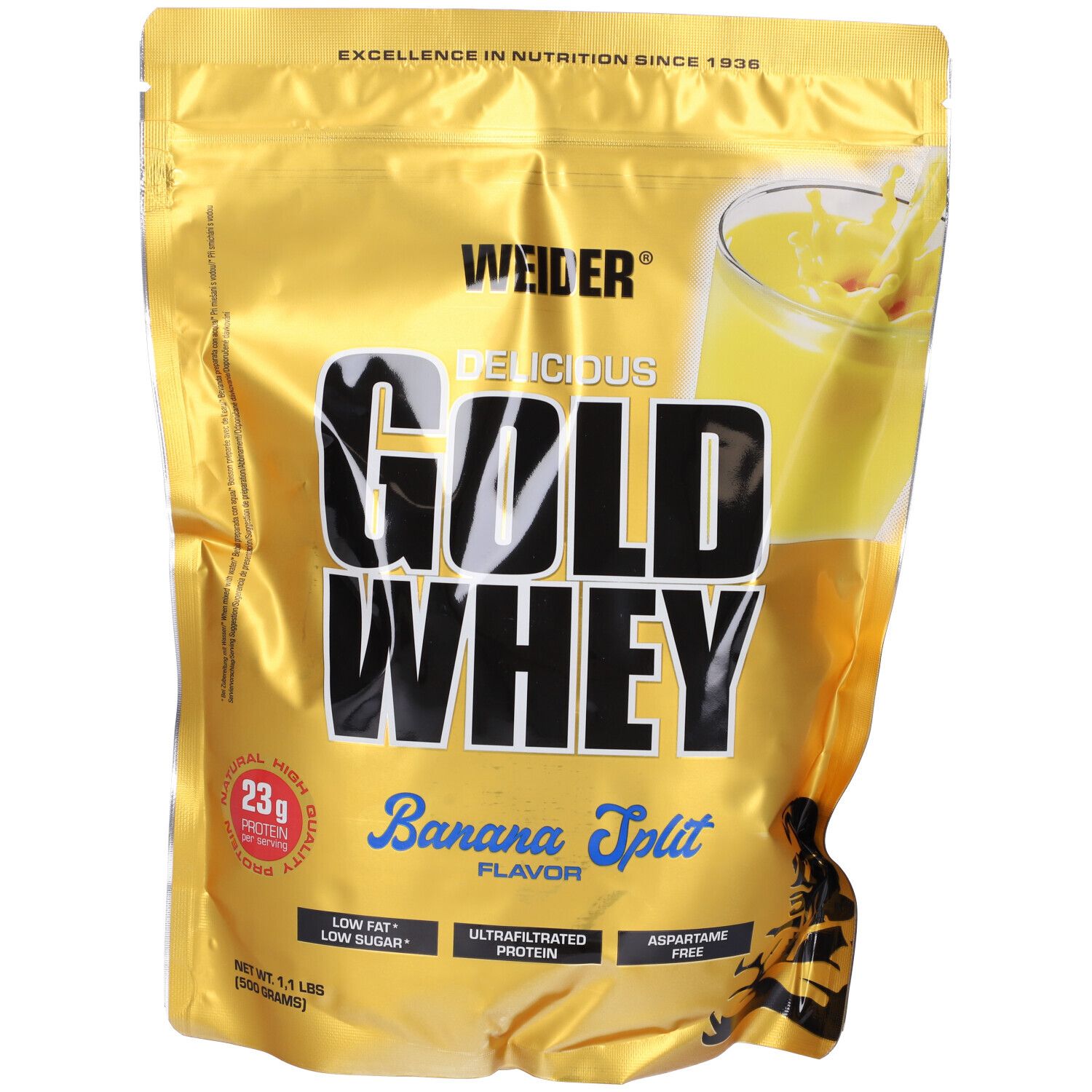 Weider Gold Whey Banana 500 G g Polvere per soluzione orale