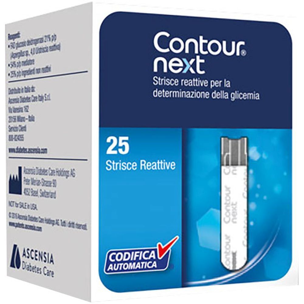 Contour® Next 25 pz Strisce reattive
