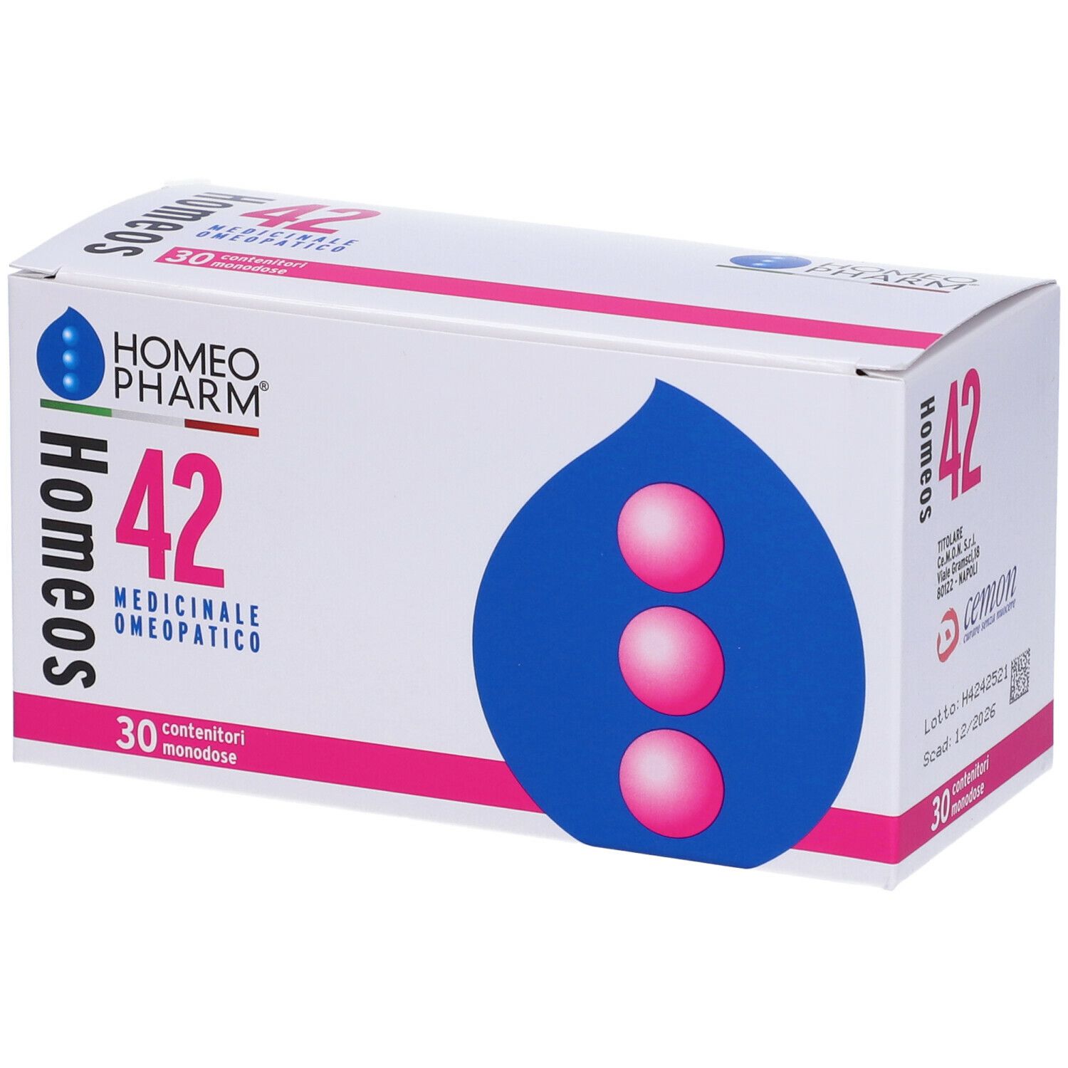 Homeopharm Homeos 42 30 pz Fiale