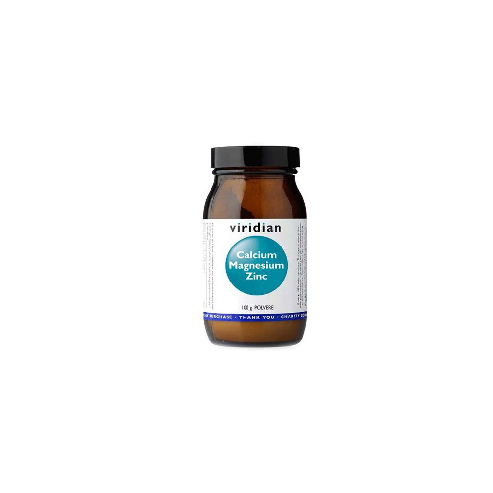 Viridian Calcium Magnesium Zinc 100G Polvere Calcio Magnesio Zinco 100