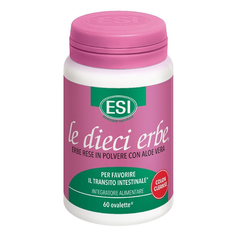 ESI® Le Dieci Erbe Colon Cleanse 60 pz Compresse