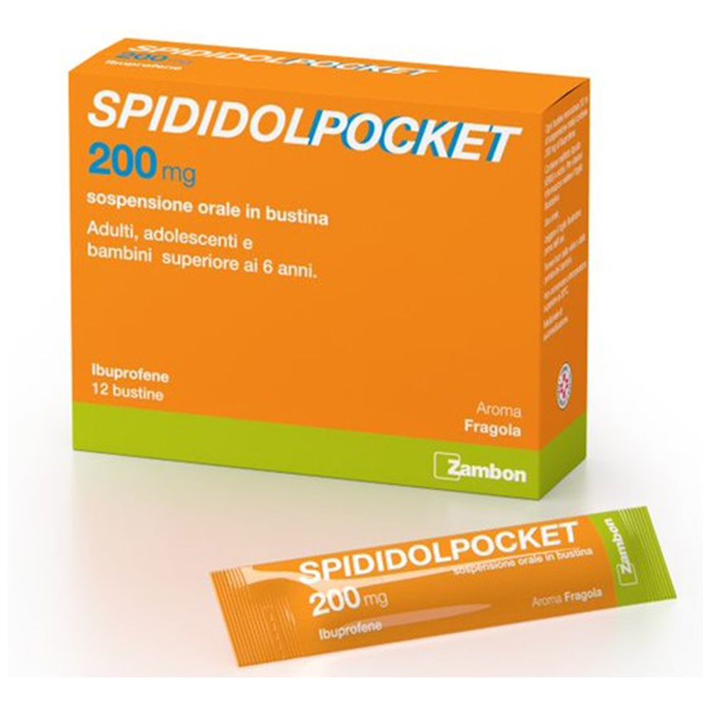 SPIDIDOLPOCKET 200 mg sospensione orale in bustina 12 pz Sospensione