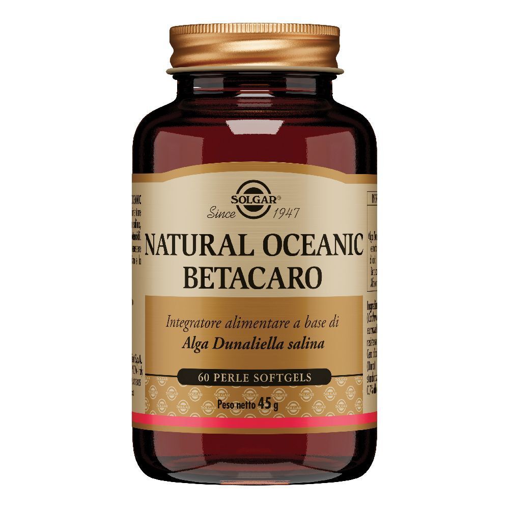 SOLGAR® Natural Oceanic Betacaro 60 pz Capsule morbide