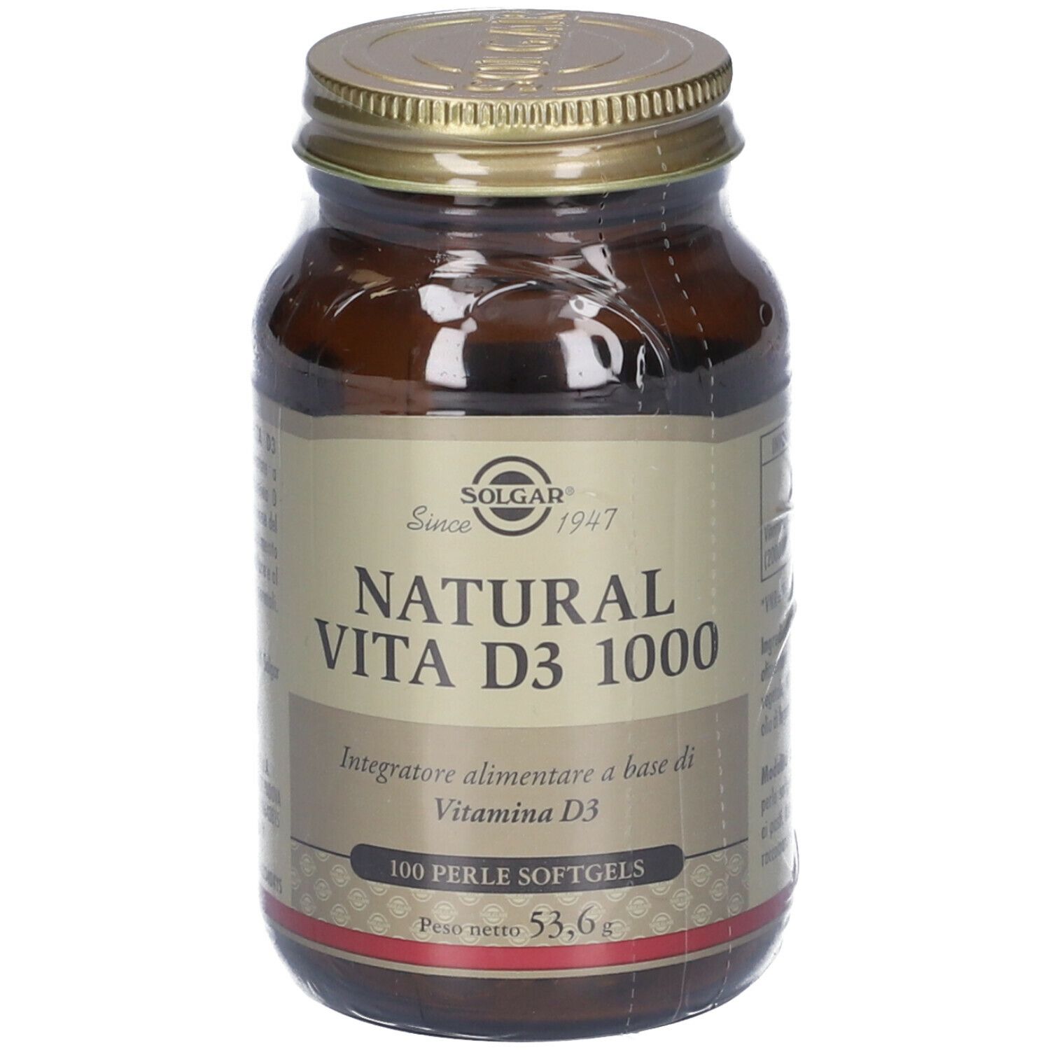 Solgar Natural Vita D3 1000 53,6 g Perle