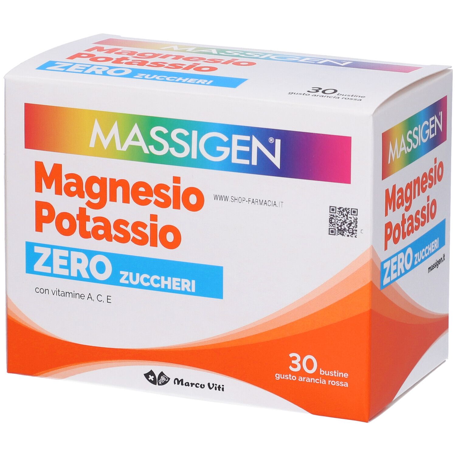 MASSIGEN® Magnesio e Potassio Zero Zuccheri 120 g Bustina