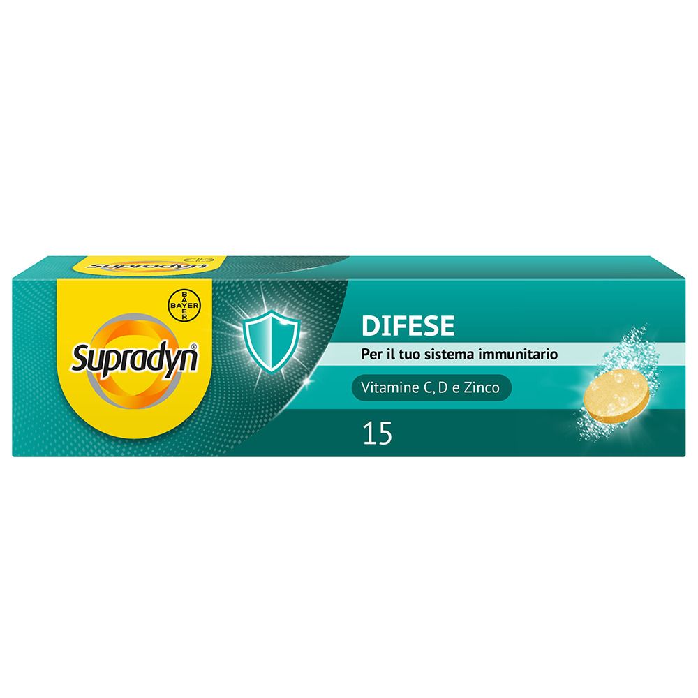 Supradyn Difese Integratore Immunitarie Compresse Effervescenti 15 pz