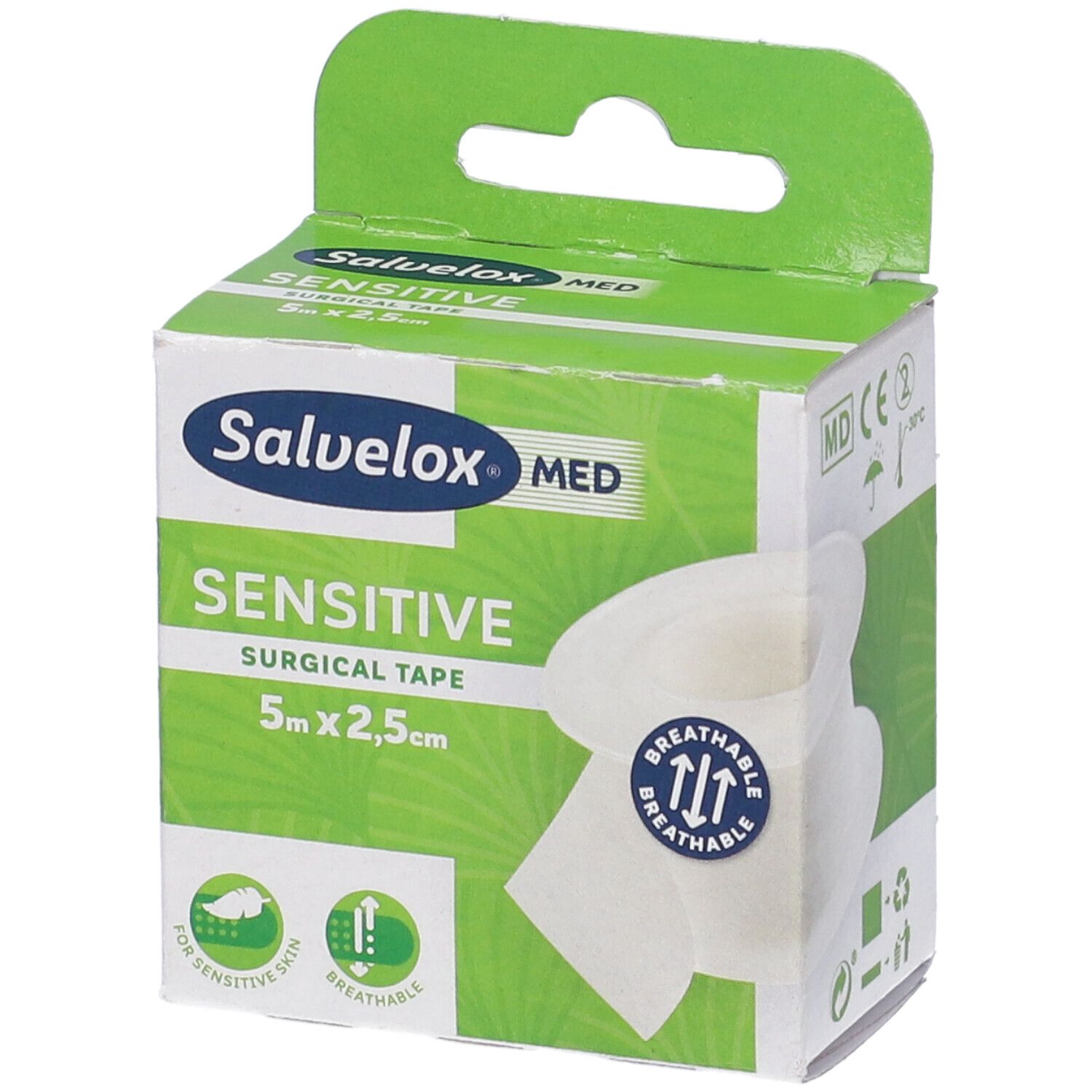 Salvelox Med Sensitive Nastro Chirurgico 5m x 2,5 cm 1 pz Fasciatura