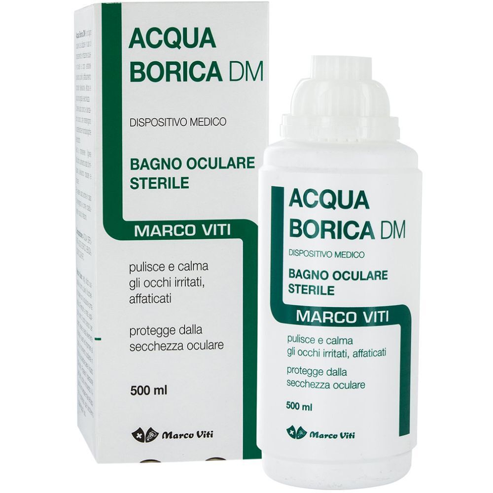 Acqua Borica DM 500 ml Bagno oculare