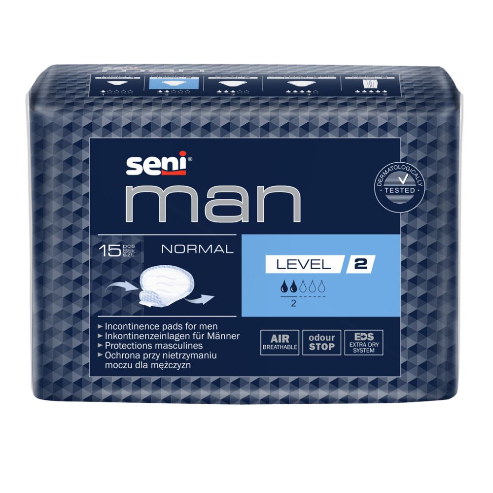 Assorbente per incontinenza Seni Man livello normale 2, 1 confezione =