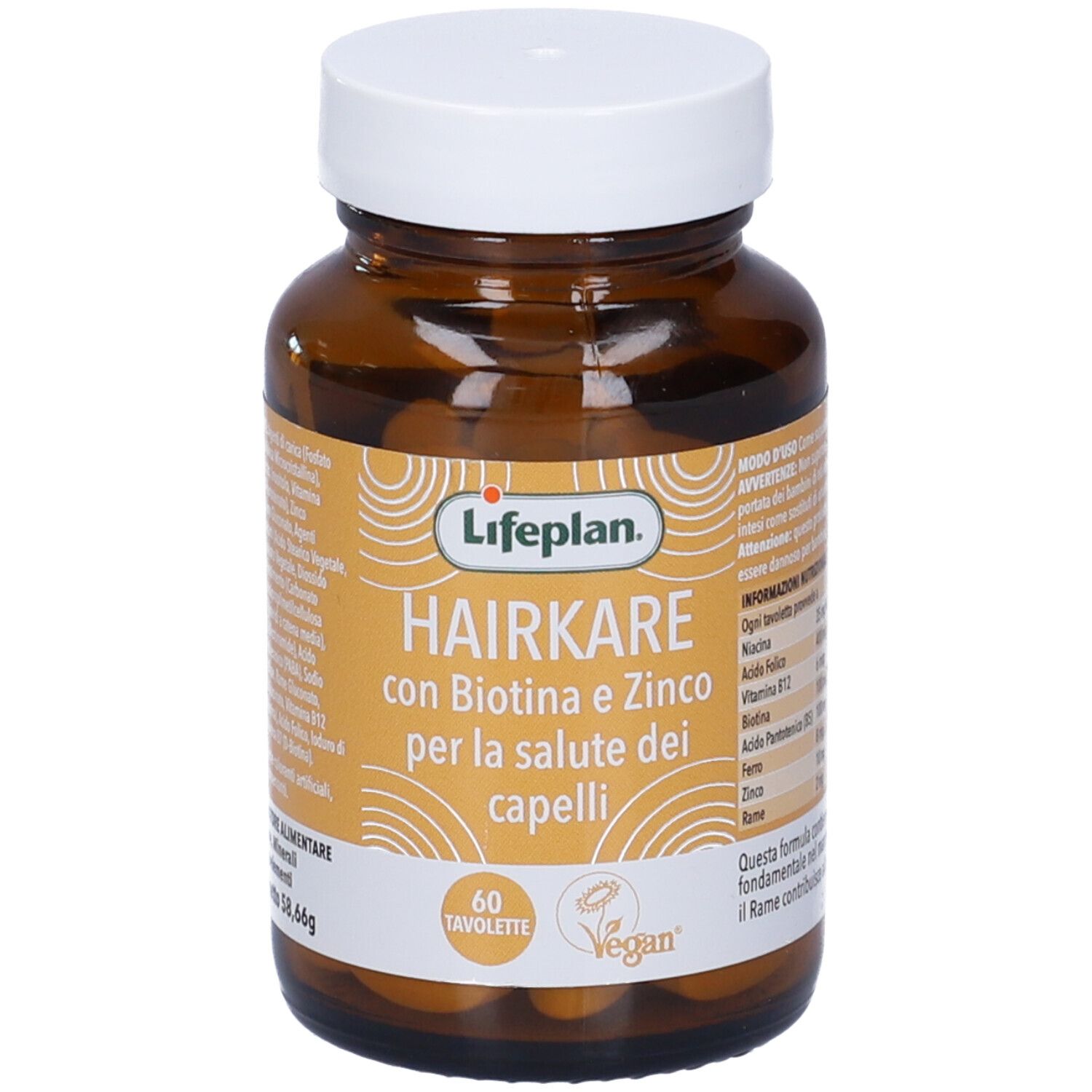 LIFEPLAN® Hairkare 58,66 g Compresse masticabili