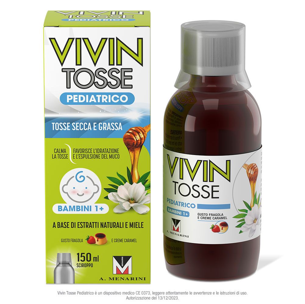 Vivin Tosse Pediatrico Sciroppo Secca e Grassa 150 ml