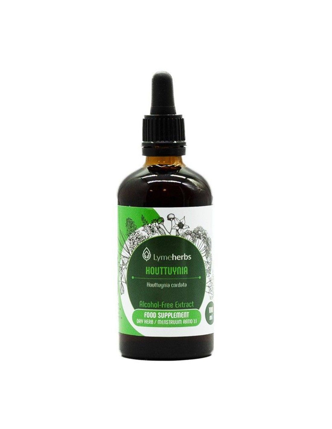 Lymeherbs Houttuynia Estratto Senza Alcool 1:1 100 ml
