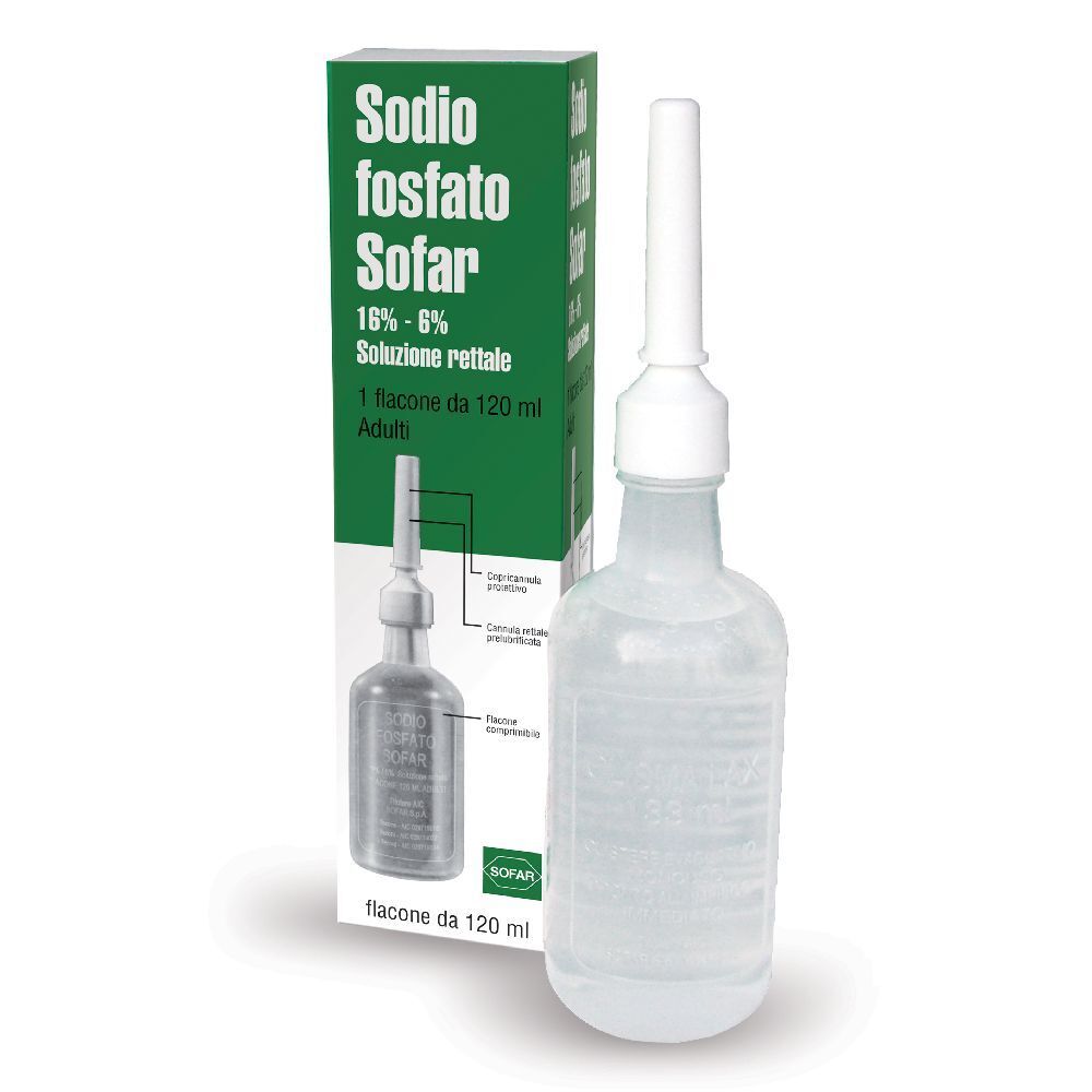 Sofar Sodio fosfato Soluzione Rettale 120 ml