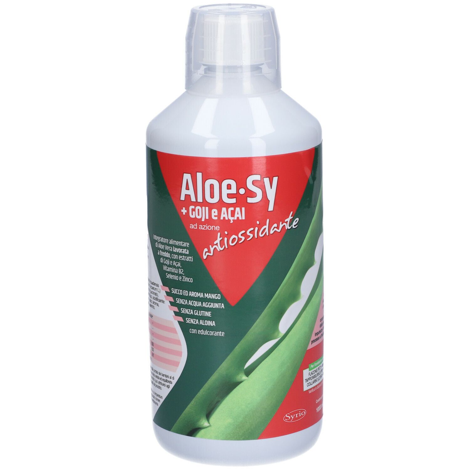 Syrio Aloe.Sy GOJI E AÇAI antiossidante 1000 ml Soluzione orale