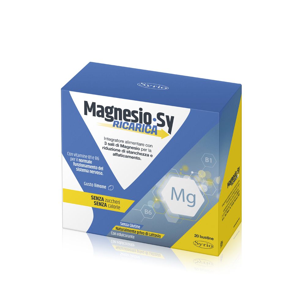 Syrio Magnesio SY Ricarica Bustine Integratore alimentare 100 g Polver