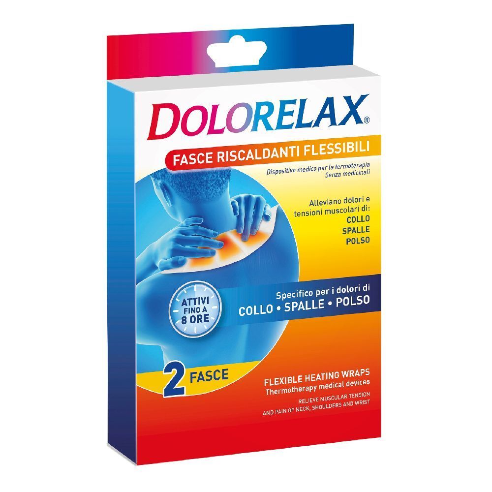 Dolorelax Fascia Riscaldante Sagomata 2 Pezzi pz Cerotto
