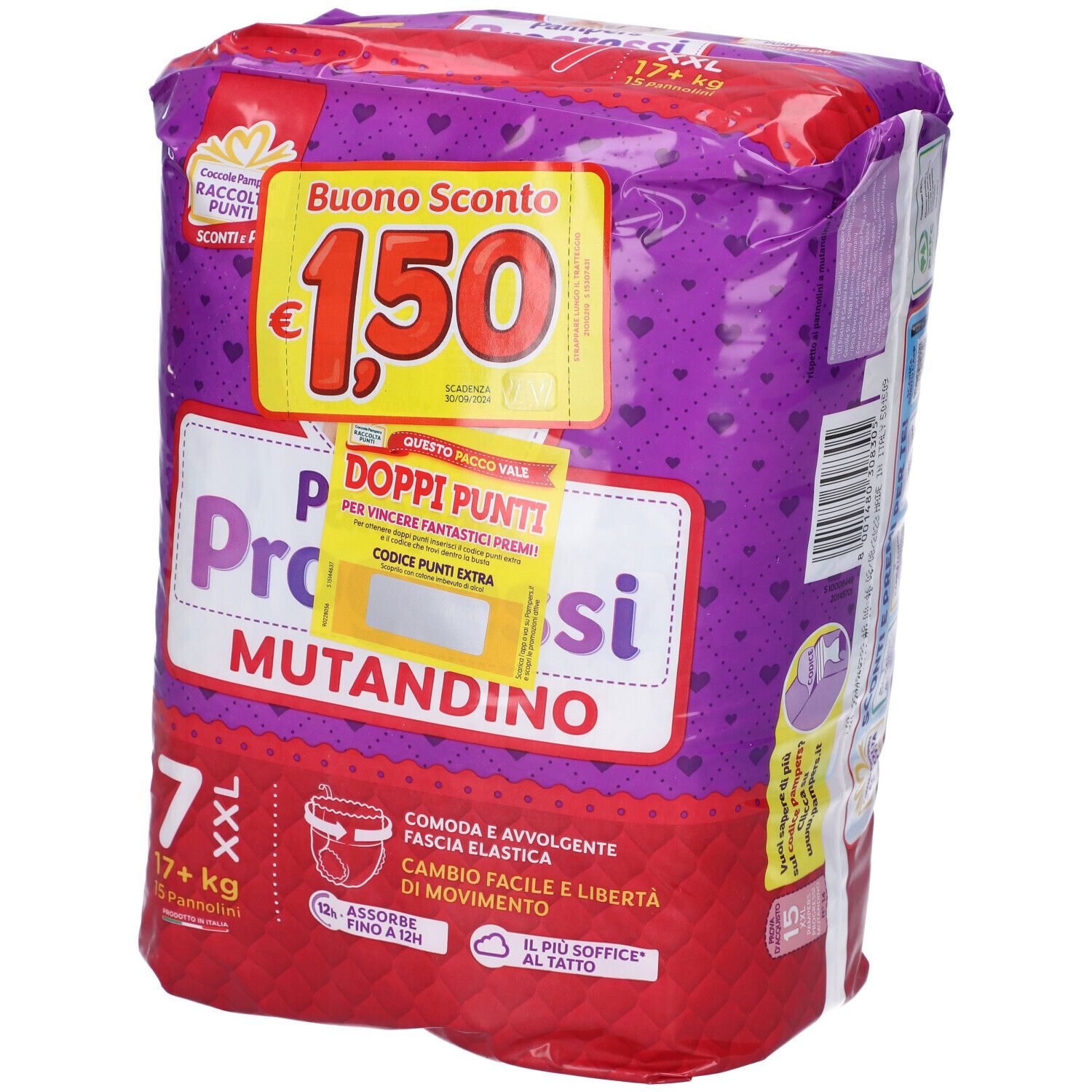 Pampers Progressi Mutandino™ 7 XXL (17+ Kg) 15 pz Pannolini