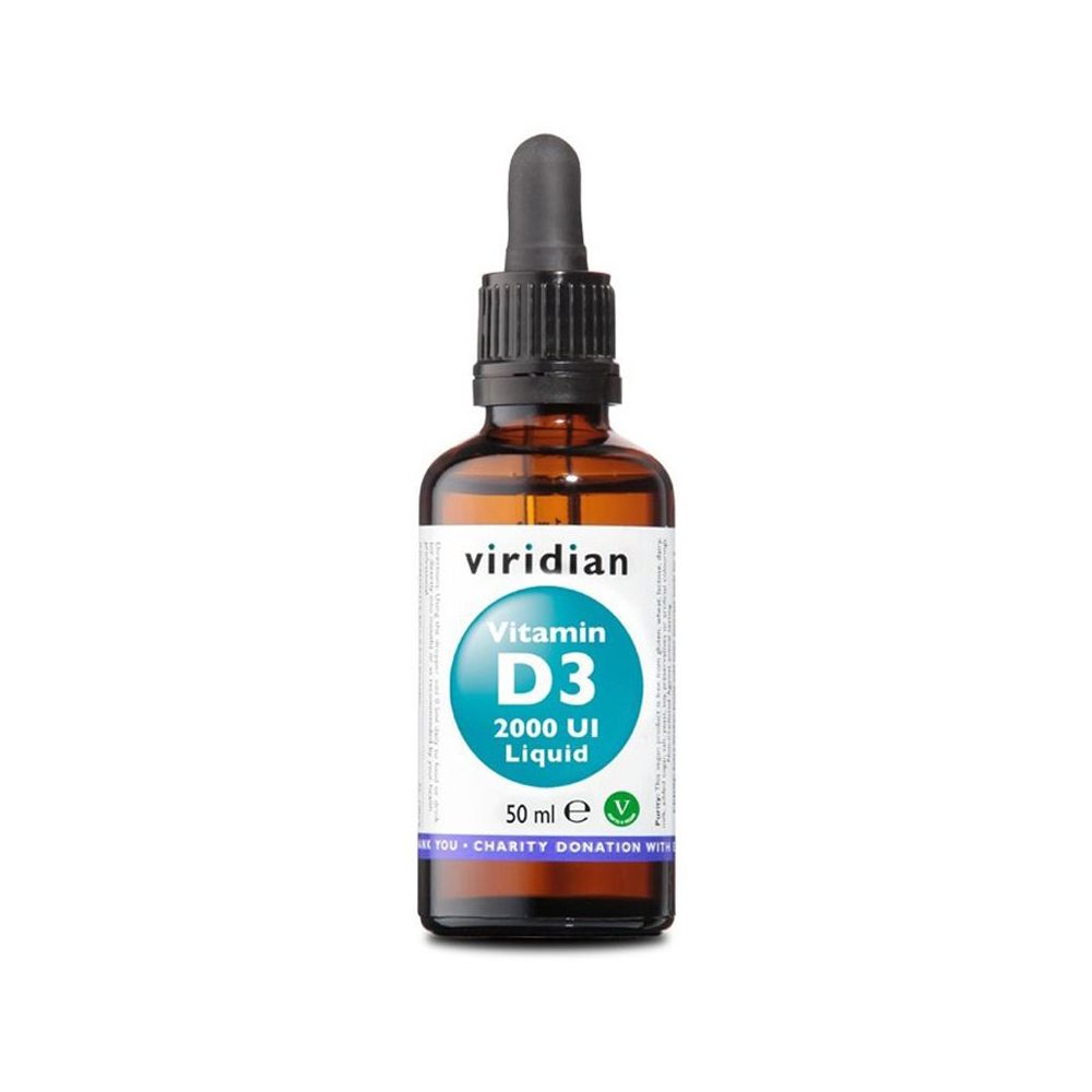 Viridian Vitamin D3 2000Ui Liquid 50 Ml ml Soluzione orale