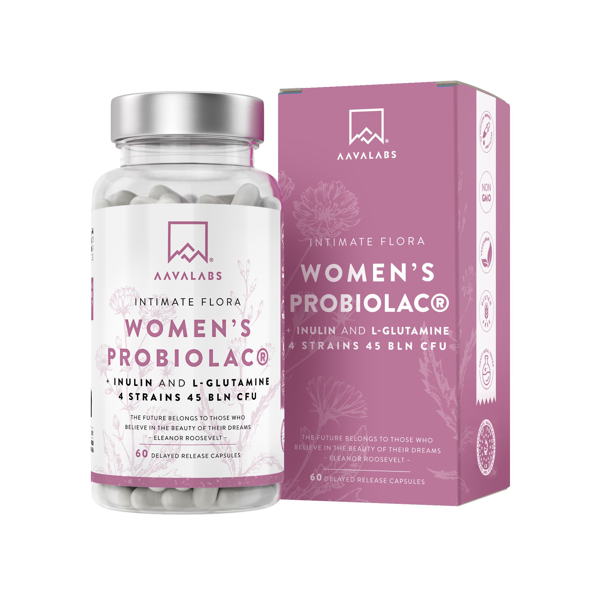 Aavalabs Probiolac Probiotico per donne 60 pz Capsule