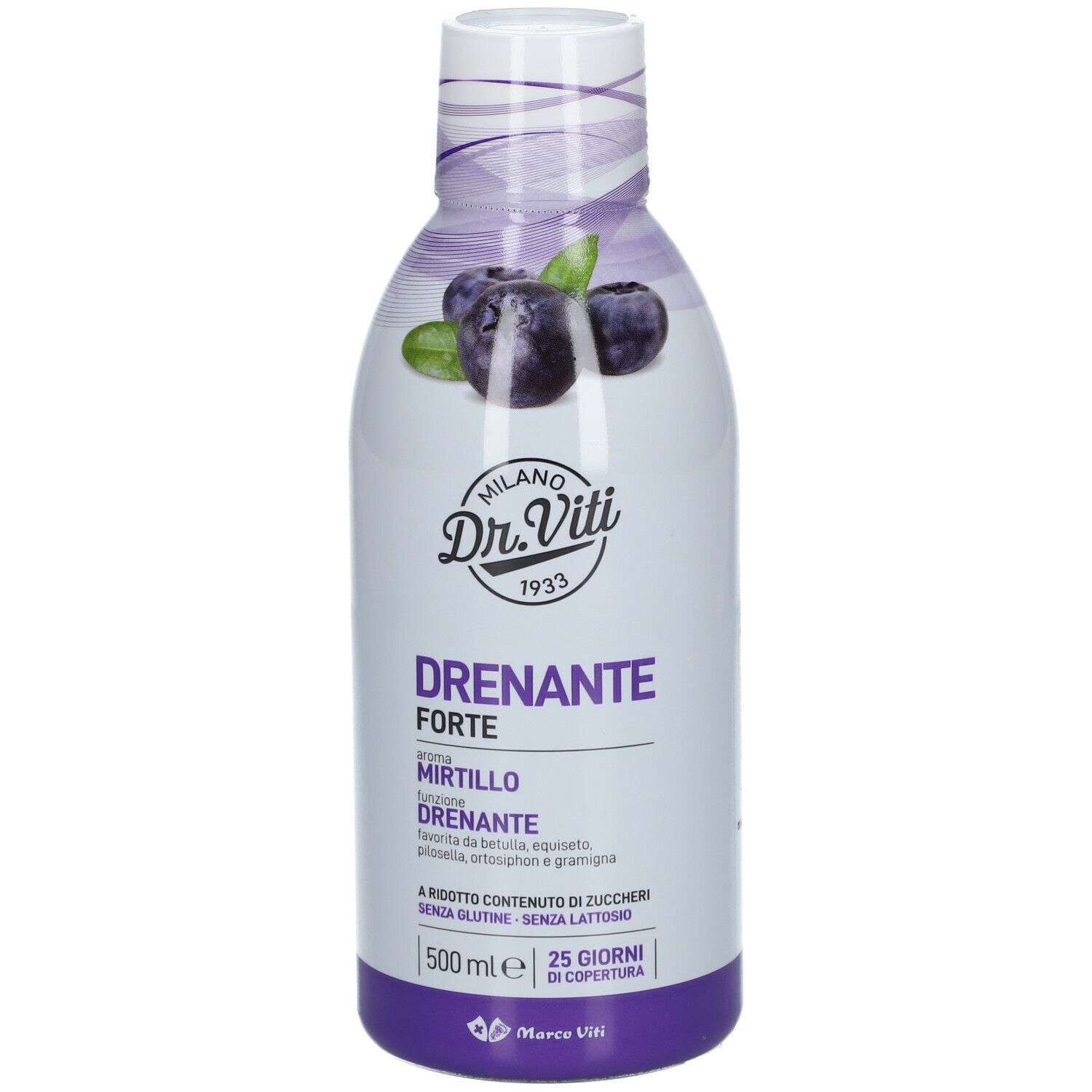 Marco Viti Drenante Forte Mirtillo 500 ml Soluzione orale