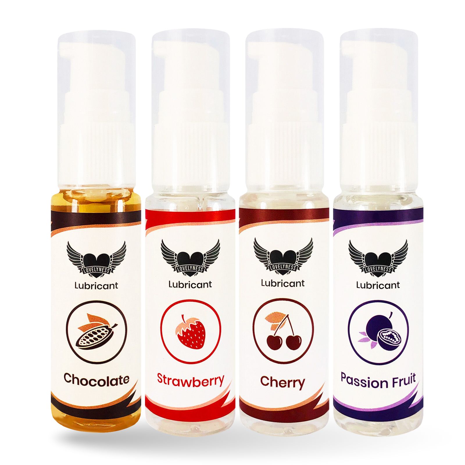 Lovelyness - lubrificante al gusto di fragola, ciliegia, cioccolato e