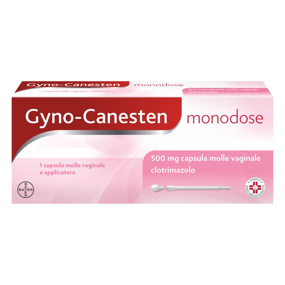 Gyno-Canesten Monodose per Candida, Prurito, Bruciore Intimo e Perdite