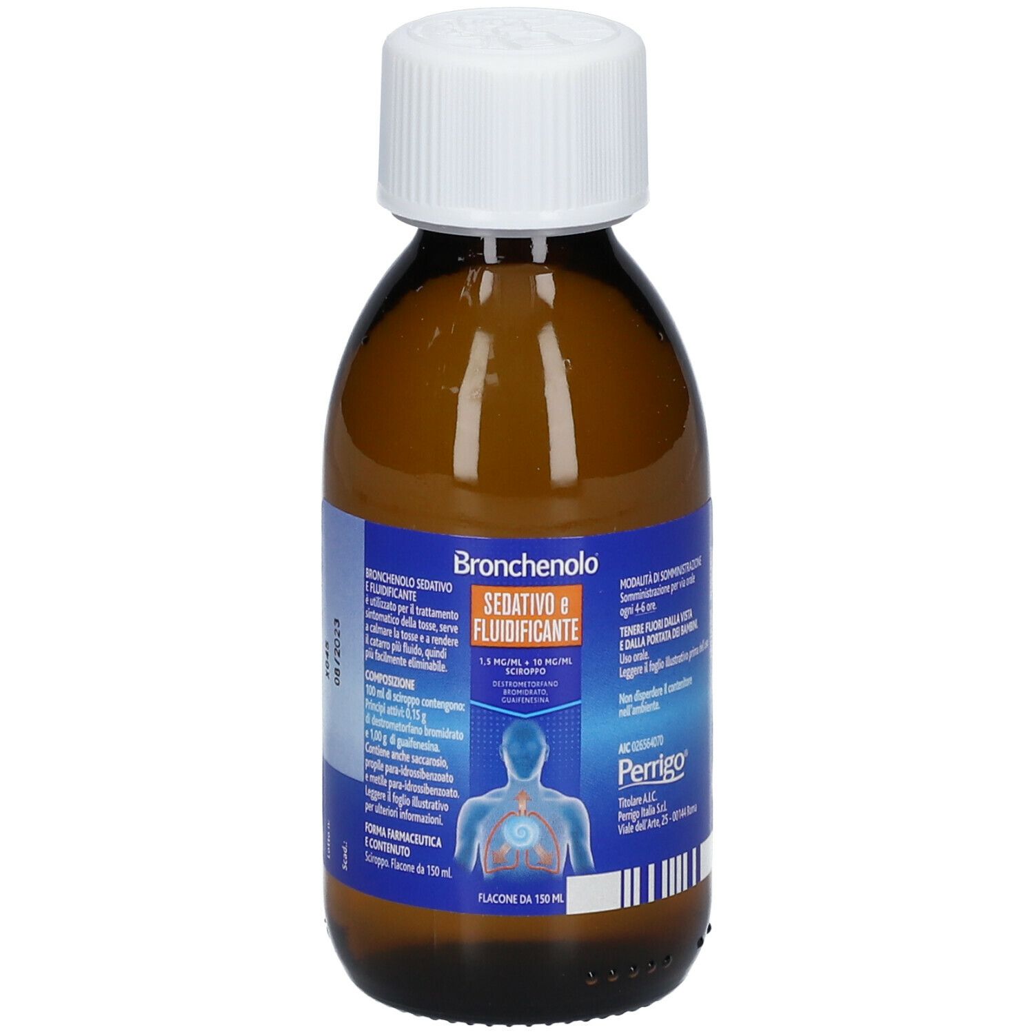 Bronchenolo® Sedativo e Fluidificante 150 ml Sciroppo per la tosse