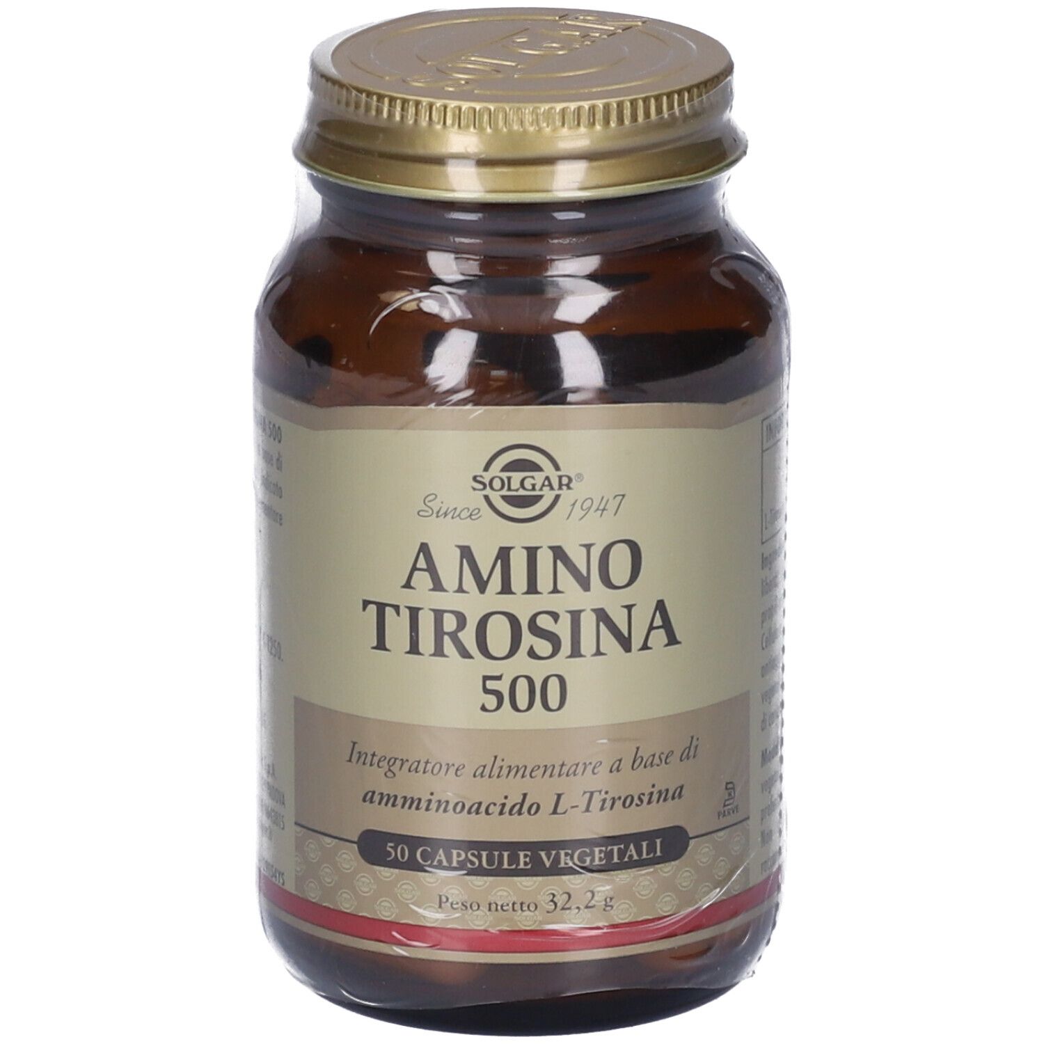 SOLGAR® Amino Tirosina 500 32 g Capsule
