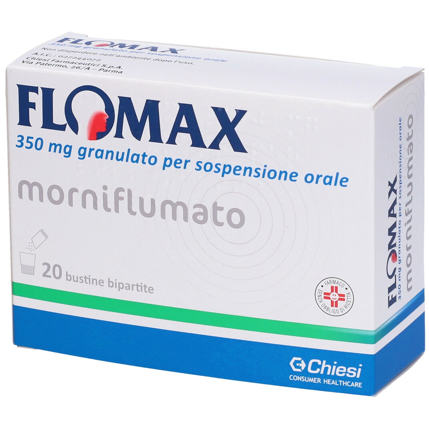 FLOMAX 350 mg granulato per sospensione orale 20 pz Granulato