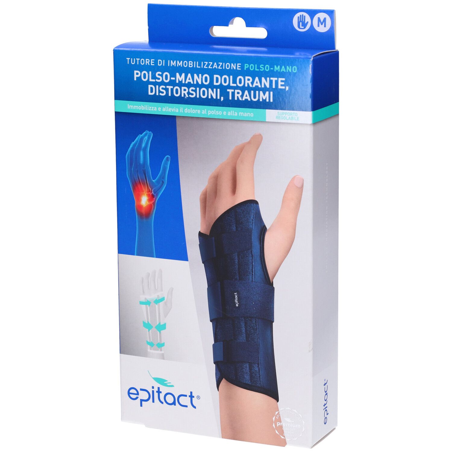Epitact Tutore Immobilizzazione Polso-Mano Mano Sinistra Taglia M 1 pz