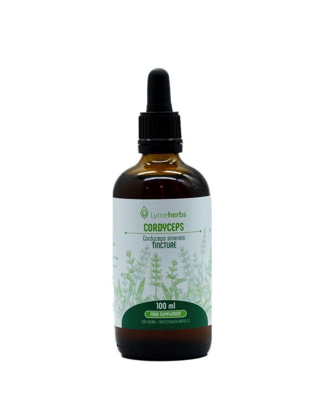 Lymeherbs Cordyceps (Cordyceps sinensis) Tintura 1:2 100 ml