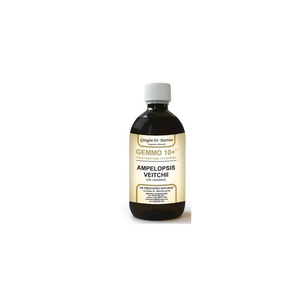 Gemmo 10+ Gemmoderivato Concentrato Liquido Analcolico Ampelopsis Veit