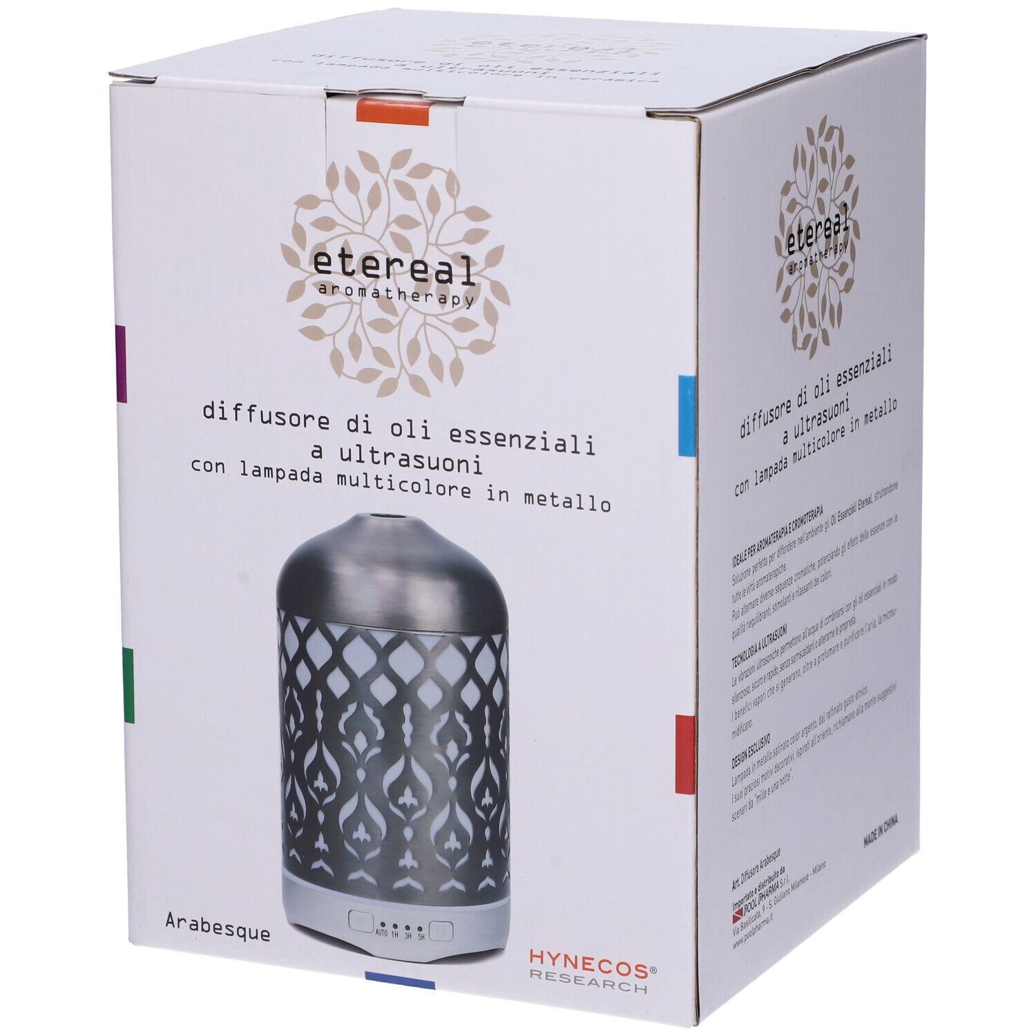 Etereal Lampada Diffusore Oli Essenziali Arabesque Argento 1 pz Altro