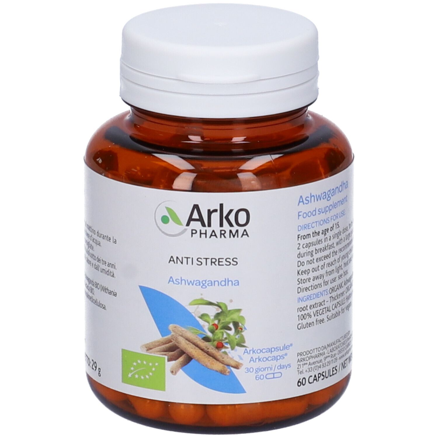 Arkocps Ashwagandha Bio 29 g Capsule