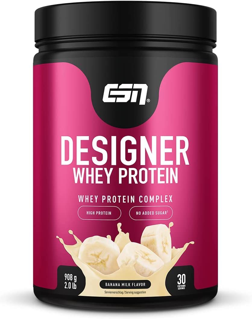 ESN Designer Proteine Whey in Polvere, Latte alla Banana 908 g Polvere