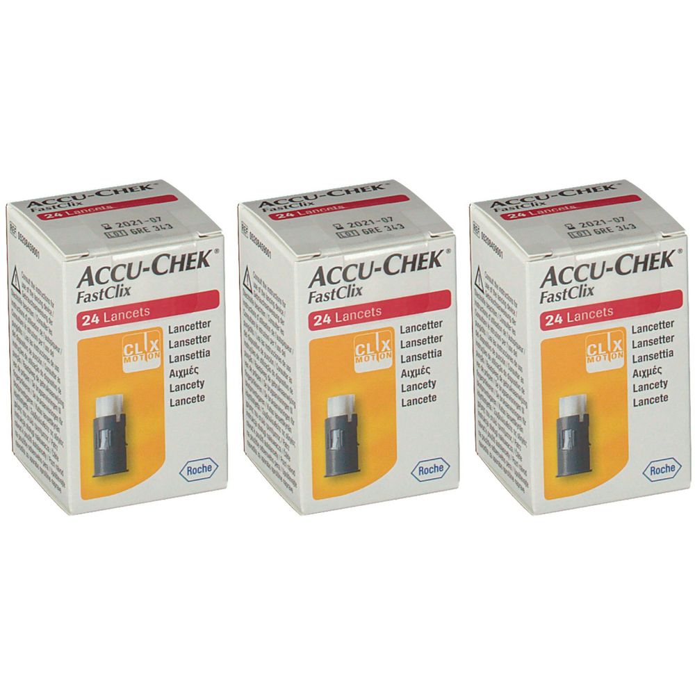 ACCU-CHEK® FastClix Lancette Set da 3 3x24 pz