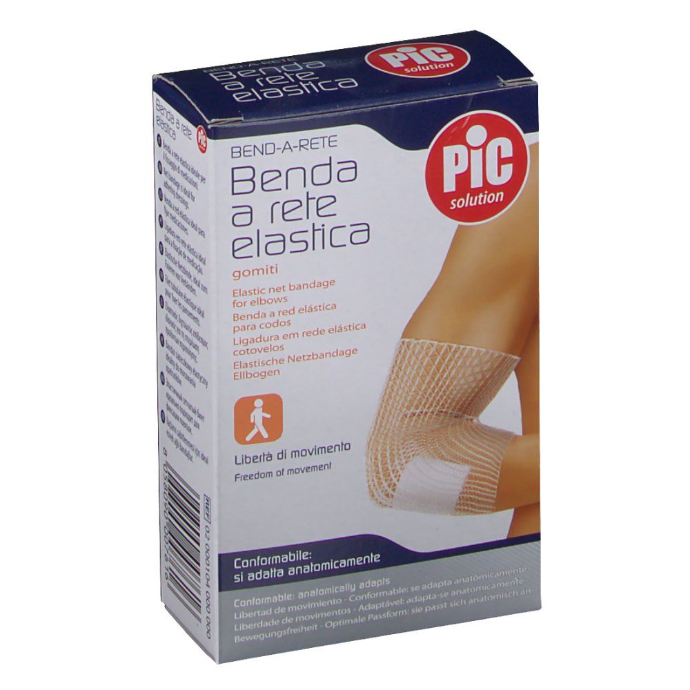 PiC Bend-a-rete Benda a rete elastica gomiti 1 pz Fasciatura