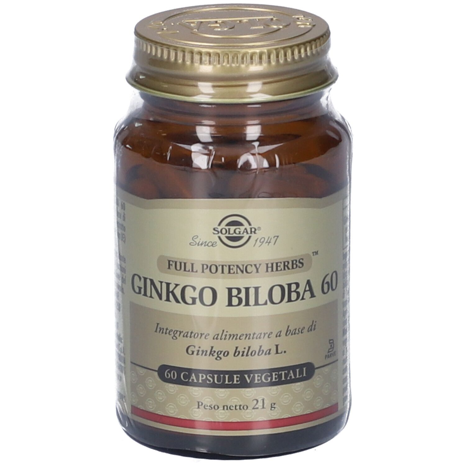 Ginkgo Biloba 60 Capsule Vegetali 21 g